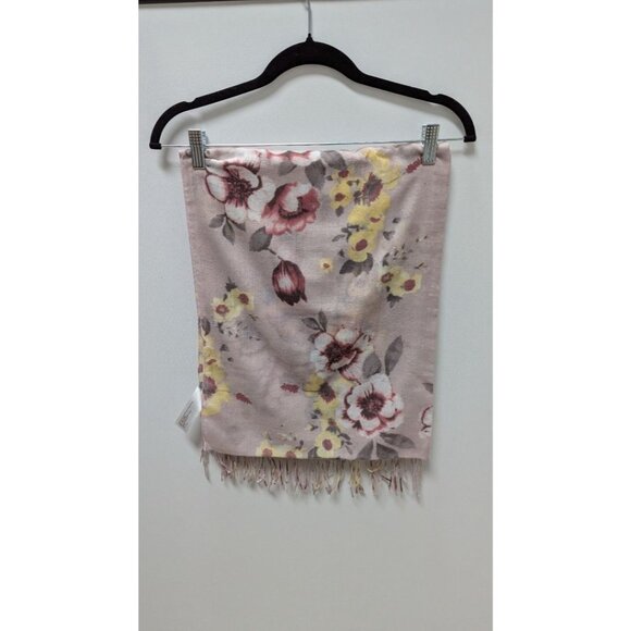 We Care Light Lavender Floral Tassel-Fringe Scarf - Picture 2 of 2